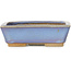 Maceta rectangular azul para bonsái de Bigei - 123 x 95 x 38 mm