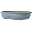 Vaso bonsai ovale blu di Yamafusa - 410 x 325 x 90 mm