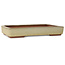 Vaso bonsai rettangolare beige di Eime Yozan - 315 x 215 x 52 mm