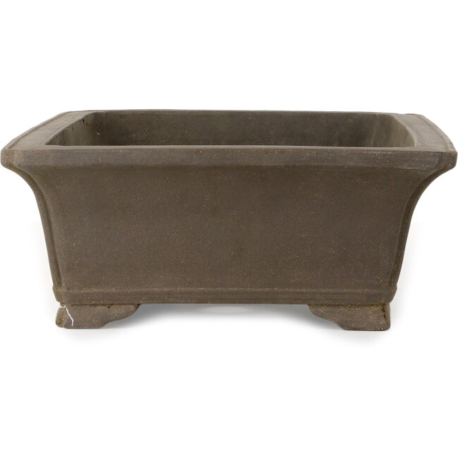Rectangular unglazed bonsai pot - 489 x 332 x 130 mm