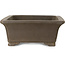 Pot à bonsaï rectangulaire non émaillé - 489 x 332 x 130 mm
