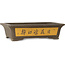 Rechteckiger, unglasierter Bonsai-Topf – 489 x 332 x 130 mm