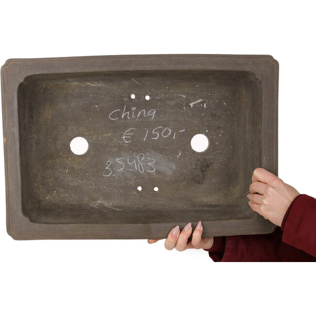 Pot à bonsaï rectangulaire non émaillé - 489 x 332 x 130 mm
