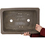 Pot à bonsaï rectangulaire non émaillé - 489 x 332 x 130 mm