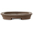Vaso bonsai ovale non smaltato di Shouzan - 142 x 99 x 16 mm