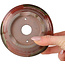 Maceta redonda roja para bonsái de Koishiwara - 118 x 118 x 76 mm