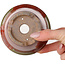 Pot rond rouge pour bonsaï de Koishiwara - 103 x 103 x 73 mm