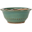 Pot rond vert pour bonsaï de Koishiwara - 122 x 122 x 55 mm