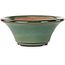 Pot rond vert pour bonsaï de Koishiwara - 127 x 127 x 55 mm