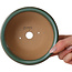 Maceta redonda verde para bonsái de Koishiwara - 122 x 122 x 55 mm