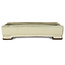 Maceta rectangular blanca para bonsái de Tosui - 202 x 147 x 45 mm