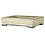 Rechthoekige witte bonsaipot van Tosui - 202 x 147 x 45 mm