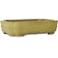Pot à bonsaï jaune Mokko de Hattori - 310 x 235 x 75 mm