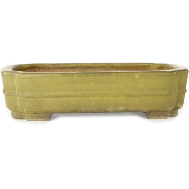 Mokko gele bonsaipot van Hattori - 310 x 235 x 75 mm