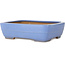 Rechteckiger blauer Bonsai-Topf von Yamafusa – 292 x 230 x 80 mm