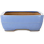 Maceta rectangular azul para bonsái de Yamafusa - 292 x 230 x 80 mm