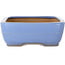Vaso bonsai rettangolare blu di Yamafusa - 292 x 230 x 80 mm