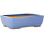 Rectangular blue bonsai pot by Yamafusa - 292 x 230 x 80 mm