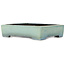 Rechthoekige turquoise bonsaipot van Aiba Koyou - 293 x 230 x 66 mm