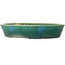 Ovale groene bonsaipot van Aiba Koyou - 372 x 303 x 70 mm