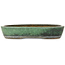 Ovaler grüner Bonsai-Topf von Shuhou – 357 x 270 x 65 mm