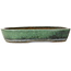 Vaso bonsai ovale verde di Shuhou - 357 x 270 x 65 mm
