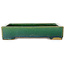 Square green bonsai pot by Shuhou - 280 x 280 x 57 mm