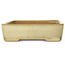 Maceta rectangular para bonsái en color blanco roto de Yamafusa - 287 x 218 x 60 mm