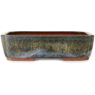 Eime Yozan Pot à bonsaï mokko marron 322 mm par Eime Yozan, Tokoname, Japon