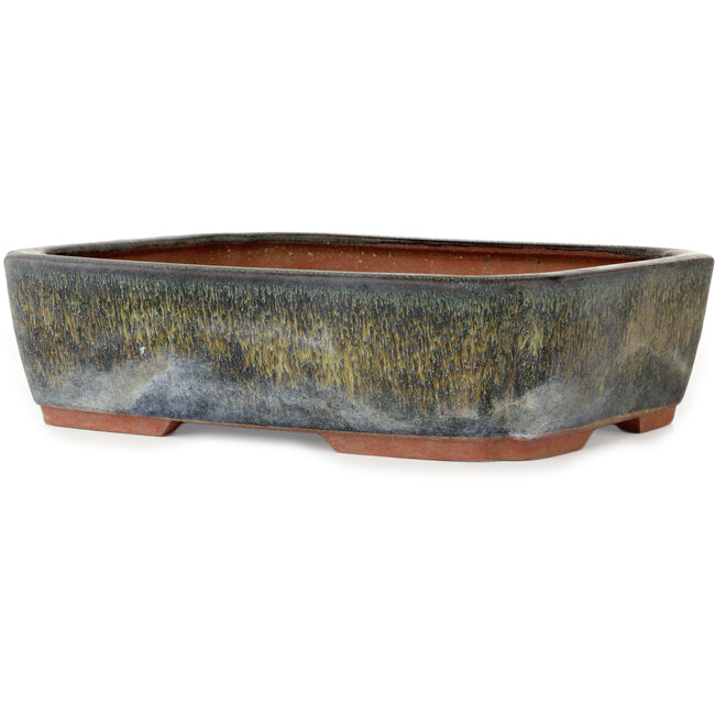 Vaso bonsai Mokko marrone di Eime Yozan - 322 x 257 x 85 mm