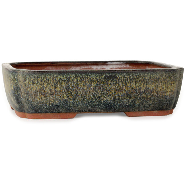 Vaso bonsai Mokko marrone di Eime Yozan - 322 x 257 x 85 mm