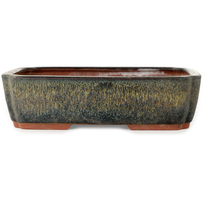 Vaso bonsai Mokko marrone di Eime Yozan - 322 x 257 x 85 mm