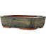 Mokko brown bonsai pot by Eime Yozan - 322 x 257 x 85 mm