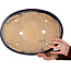 Pot à bonsaï ovale bleu foncé de Hattori - 395 x 295 x 72 mm