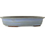 Vaso bonsai ovale blu scuro di Yamaaki - 340 x 280 x 65 mm