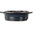 Oval dark blue bonsai pot by Kakuzan - 455 x 380 x 95 mm