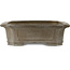 Rectangular unglazed bonsai pot - 705 x 600 x 173 mm