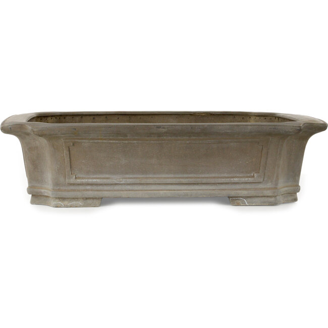 Pot à bonsaï rectangulaire non émaillé - 705 x 600 x 173 mm