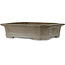 Rechteckiger, unglasierter Bonsai-Topf – 705 x 600 x 173 mm