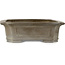 Rectangular unglazed bonsai pot - 705 x 600 x 173 mm