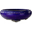 Vaso bonsai rotondo blu scuro di Kanto - 540 x 540 x 173 mm