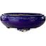 Pot à bonsaï rond bleu foncé de Kanto - 540 x 540 x 173 mm