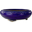 Maceta redonda para bonsái azul oscuro de Kanto - 540 x 540 x 173 mm