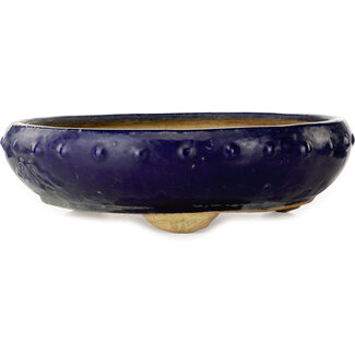 Kanto Vaso per bonsai rotondo blu scuro da 480 mm di Kanto, Cina