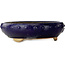 Round dark blue bonsai pot by Kanto - 480 x 480 x 135 mm