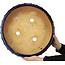 Pot à bonsaï rond bleu foncé de Kanto - 480 x 480 x 135 mm