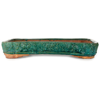 Kanto Vaso bonsai rettangolare verde da 522 mm di Kanto, Cina