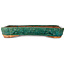 Maceta rectangular verde para bonsái de Kanto - 522 x 377 x 85 mm