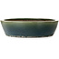 Pot ovale vert pour bonsaï de Yamaaki - 535 x 460 x 110 mm