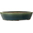 Oval green bonsai pot by Yamaaki - 535 x 460 x 110 mm
